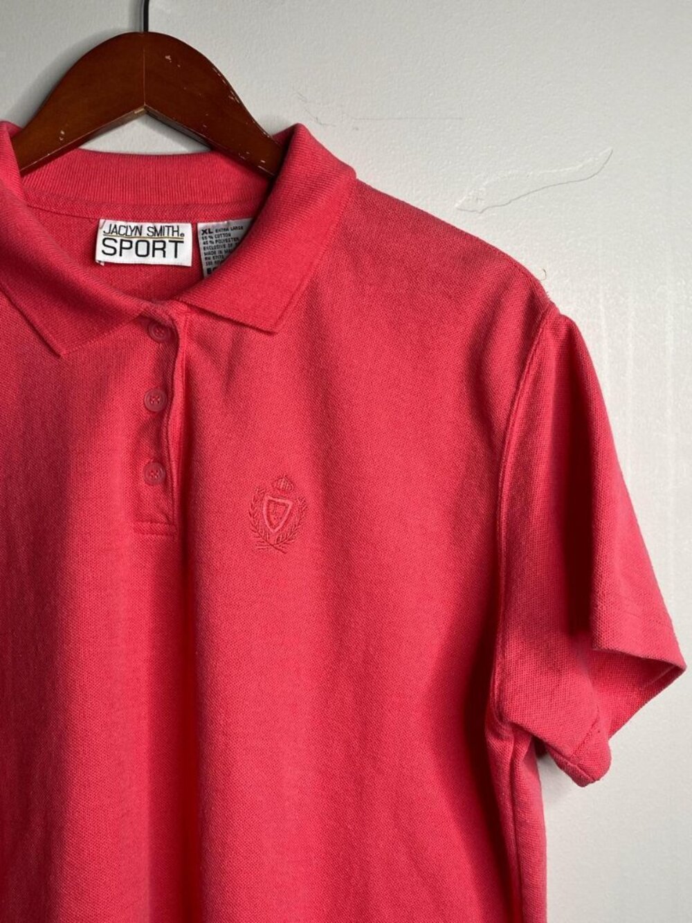 Y2K vintage pink women’s polo shirt size XL